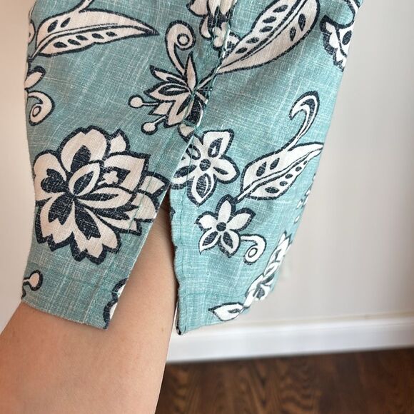 Reyn Spooner vintage Men’s Blue and White Hawaiian Casual Button Down Shirt XXL - Picture 7 of 9